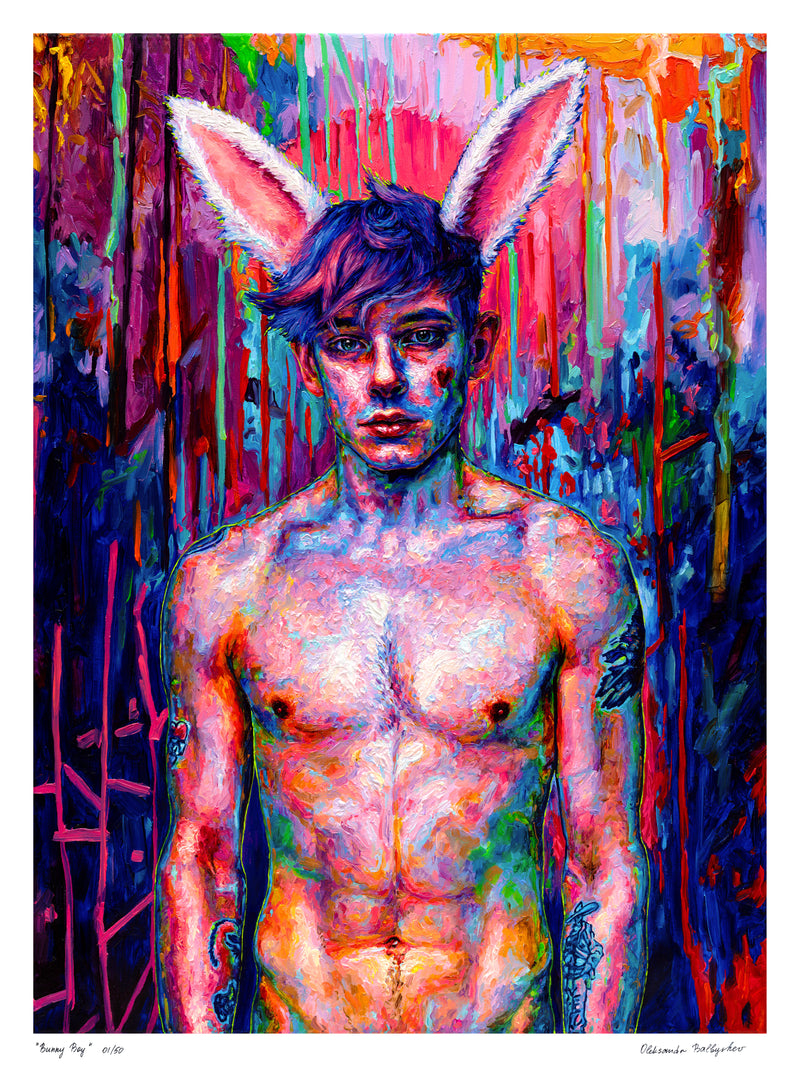 Bunny Boy - EDITIONED PRINT 05/50 (2024) | Oleksandr Balbyshev