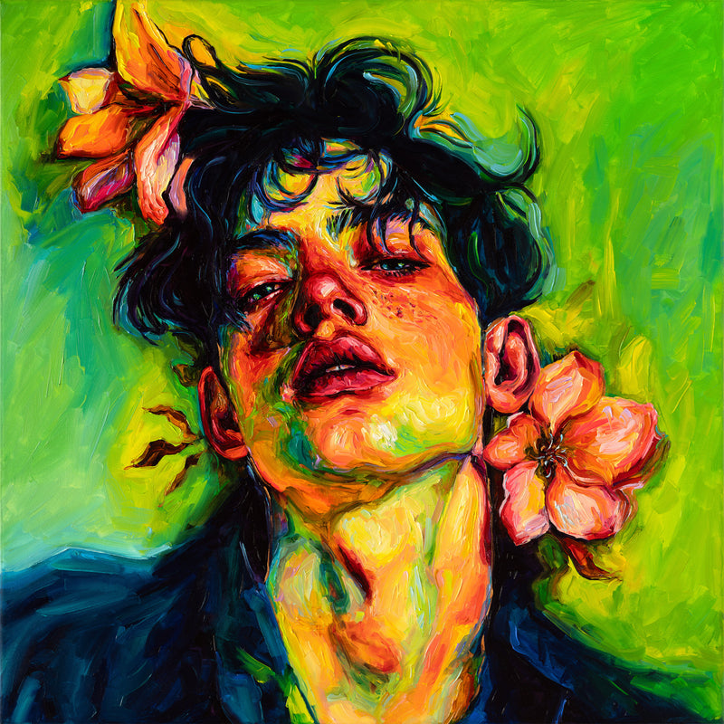 Green Portrait (2024) Oleksandr Balbyshev