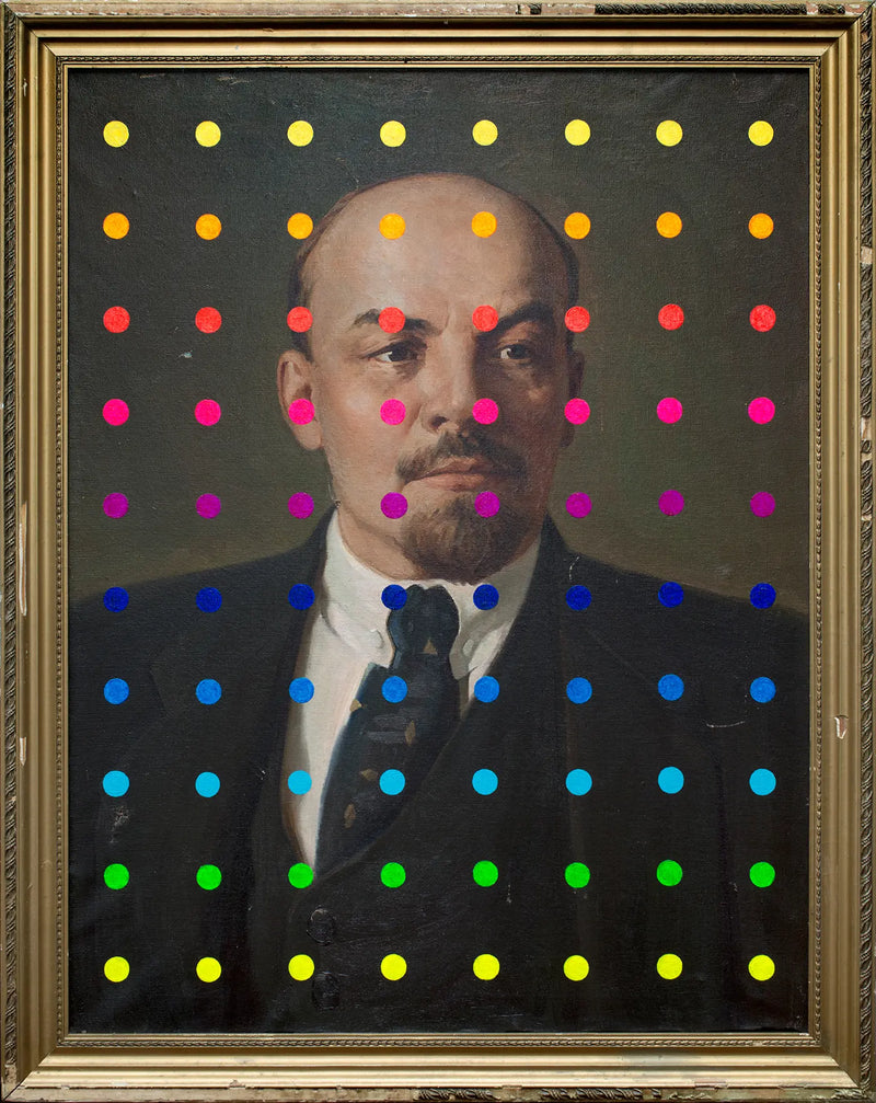 Lenin with Сolored Сircle (2016) Oleksandr Balbyshev