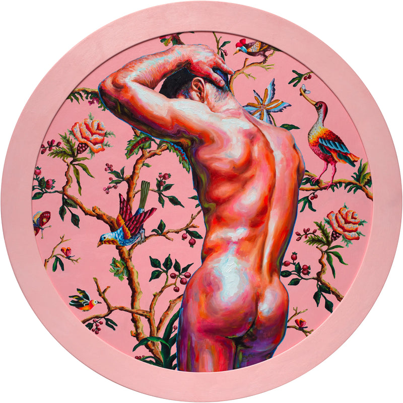 Nude on the Pink Background (2020) | Oleksandr Balbyshev