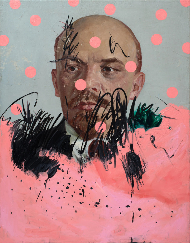 Lenin with Pink Circles (2019) Oleksandr Balbyshev
