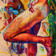 Nude on an Abstract Background (2024)