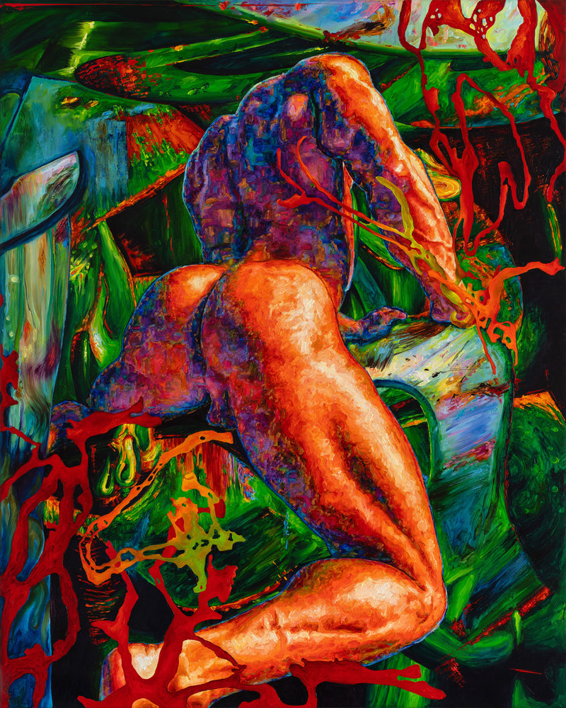 Nude on a Green Background (2026) Oleksandr Balbyshev
