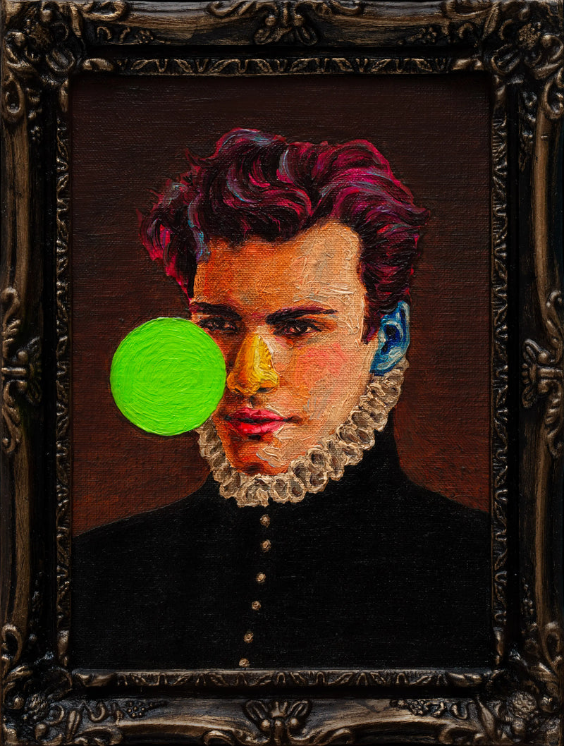 Portrait of a Young Man with Green Spot (2020) | Oleksandr Balbyshev